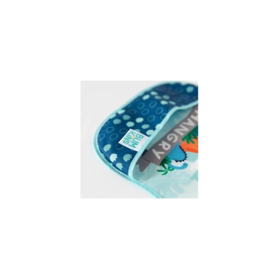 Bumkins Superbib Boy Dino Αδιάβροχες Σαλιάρες με Τσέπη,Σετ 3τμχ 6-24m 3313003