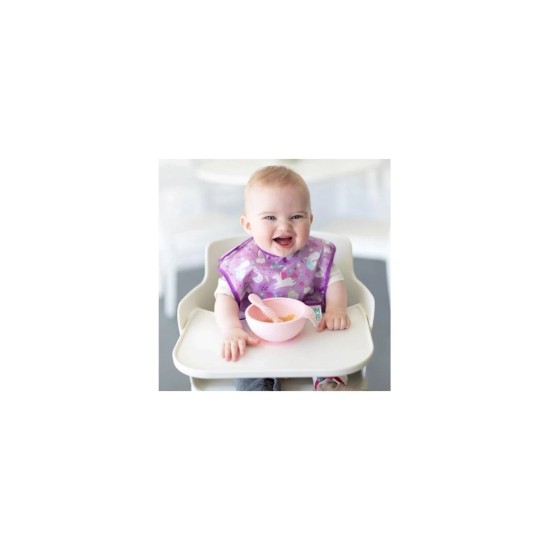 Bumkins Superbib Girl Unicorns Αδιάβροχες Σαλιάρες με Τσέπη, Σετ 3τμχ 6-24m 3313004