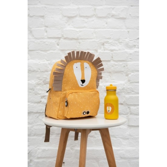Trixie Τσάντα Πλάτης Νηπιαγωγείου Κίτρινη Mr. Lion 77403