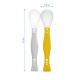 Babyono Εύκαμπτα κουταλάκια 2 τμχ - Φιστικί & Μωβ BN1066/03