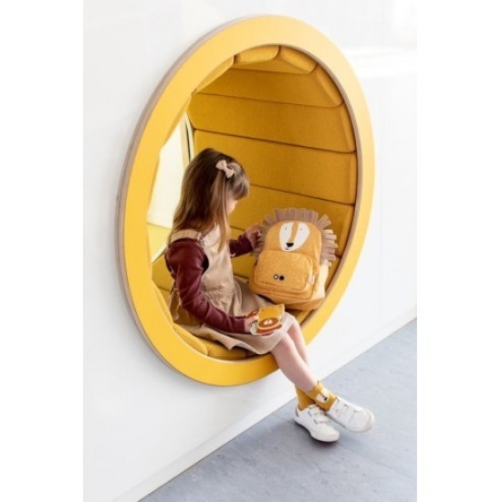 Trixie Τσάντα Πλάτης Νηπιαγωγείου Κίτρινη Mr. Lion 77403