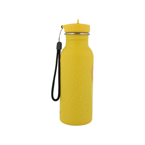 Trixie Ανοξείδωτο Παγούρι Θερμός με Βιδωτό Καπάκι 500ml Κίτρινο Mr. Lion 77308