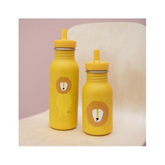 Trixie Ανοξείδωτο Παγούρι Θερμός με Βιδωτό Καπάκι 500ml Κίτρινο Mr. Lion 77308