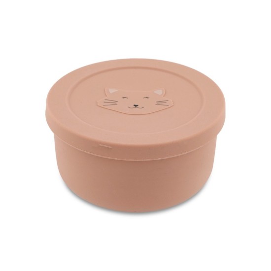 Trixie Δοχείο φαγητού με καπάκι από Σιλικόνη Ροζ Mrs. Cat 77891