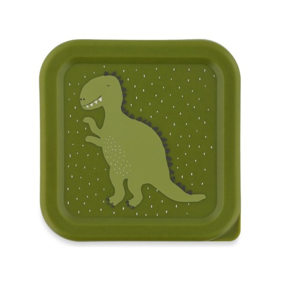 Trixie Σετ Φαγητοδοχεία Snack Boxes Nesting 3τεμ Πράσινο Mr. Dino T05201