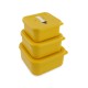 Trixie Σετ Φαγητοδοχεία Snack Boxes Nesting 3τεμ Κίτρινα Mr. Lion T05213