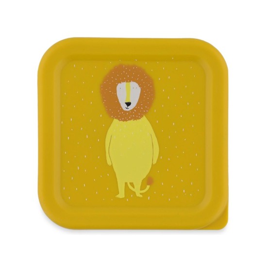 Trixie Σετ Φαγητοδοχεία Snack Boxes Nesting 3τεμ Κίτρινα Mr. Lion T05213