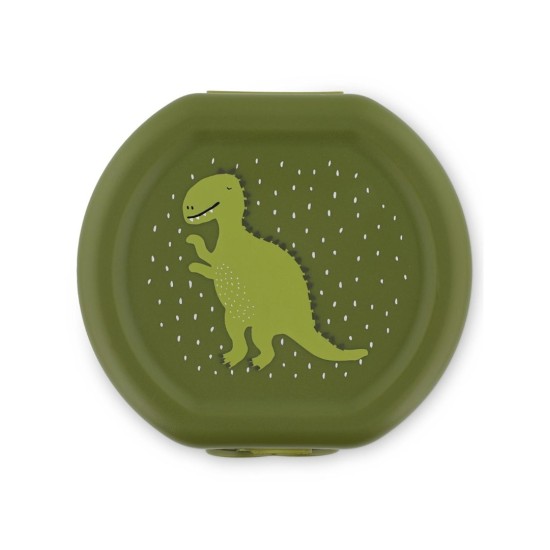 Trixie Φαγητοδοχεία Snack Box with clip 2τεμ Πράσινα Mr. Dino T06201