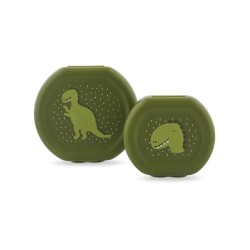 Trixie Φαγητοδοχεία Snack Box with clip 2τεμ Πράσινα Mr. Dino T06201