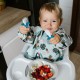 BabyOno Αδιάβροχη σαλιάρα με μακρύ μανίκι 6m-2y Toucans BN1476/02