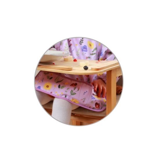 BabyOno Αδιάβροχη σαλιάρα με μακρύ μανίκι 6m-2y Garden BN1476/01