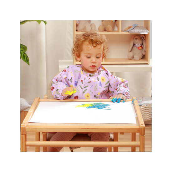 BabyOno Αδιάβροχη σαλιάρα με μακρύ μανίκι 6m-2y Garden BN1476/01
