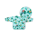 BabyOno Αδιάβροχη σαλιάρα με μακρύ μανίκι 6m-2y Toucans BN1476/02
