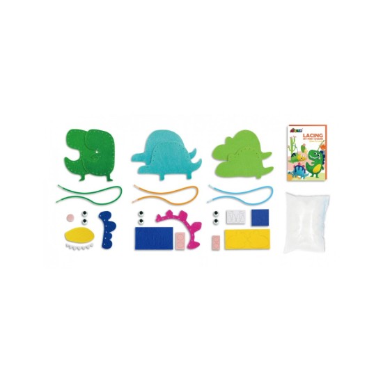 Avenir Κεντήματα Lacing My First Charm - Dino Friends για Παιδιά 3+ Ετών 60782