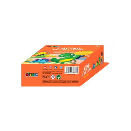 Avenir Κεντήματα Lacing My First Charm - Dino Friends για Παιδιά 3+ Ετών 60782