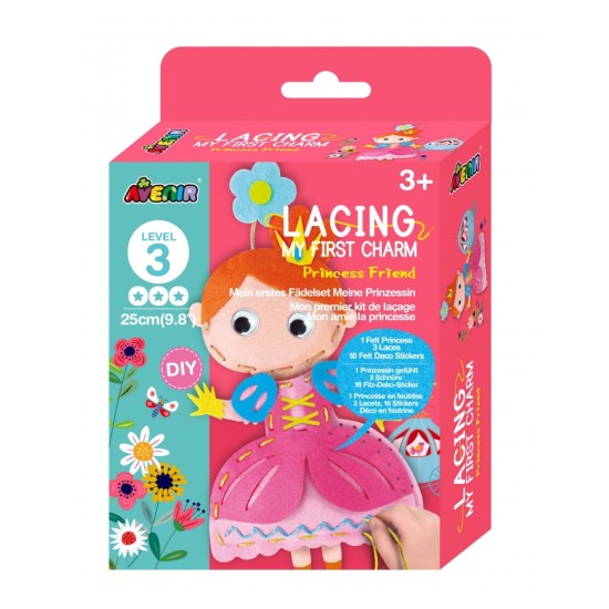Avenir Κεντήματα Lacing My First Charm - Princess Firend για Παιδιά 3+ Ετών 60794