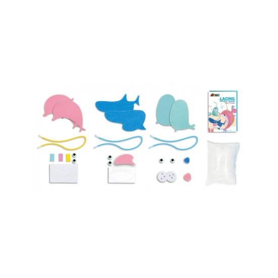 Avenir Κεντήματα Lacing My First Charm - Sea Friends για Παιδιά 3+ Ετών 60783