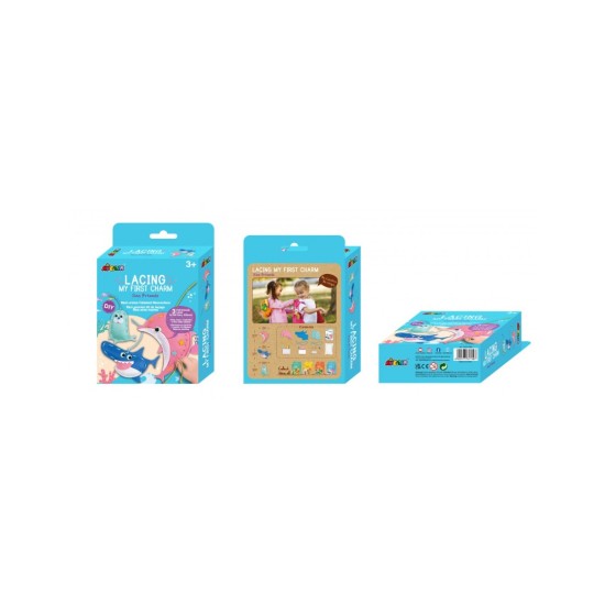 Avenir Κεντήματα Lacing My First Charm - Sea Friends για Παιδιά 3+ Ετών 60783