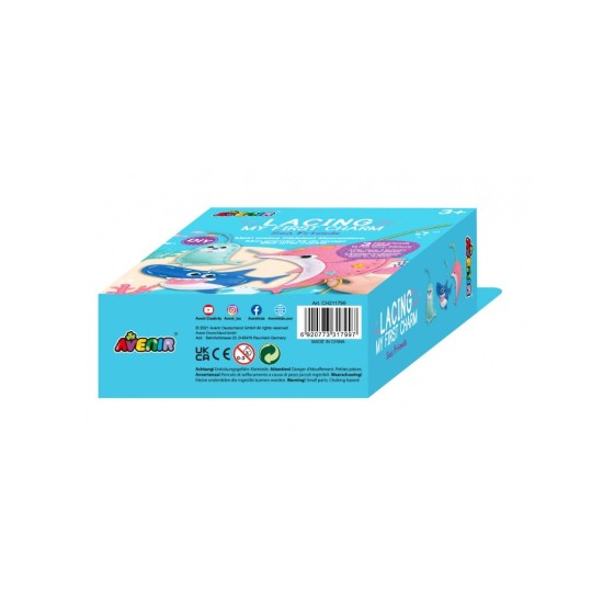Avenir Κεντήματα Lacing My First Charm - Sea Friends για Παιδιά 3+ Ετών 60783