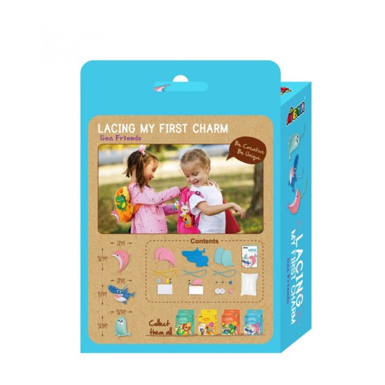 Avenir Κεντήματα Lacing My First Charm - Sea Friends για Παιδιά 3+ Ετών 60783