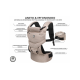 Dooky Κλασικός Μάρσιπος Urban Comfort Beige Desert με Μέγιστο Βάρος 15kg DK-126303