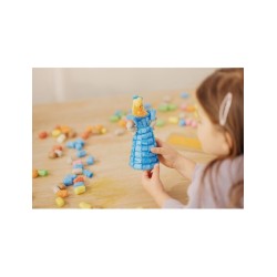 Playmais Mini Κατασκευή με σφουγγαράκια από άμυλο καλαμποκιού 5+ ετών- Πριγκίπισσα 90τεμ PLM-160952.8