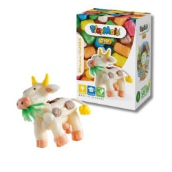 Playmais Mini Κατασκευή με σφουγγαράκια από άμυλο καλαμποκιού 3+ ετών -Αγελαδίτσα 80τεμ  PLM-160038