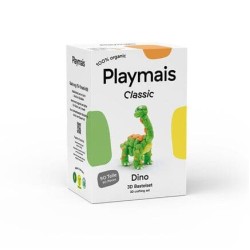 Playmais Mini Κατασκευή με σφουγγαράκια από άμυλο καλαμποκιού 3+ ετών - Δεινόσαυρος 90τμχ PLM-160951
