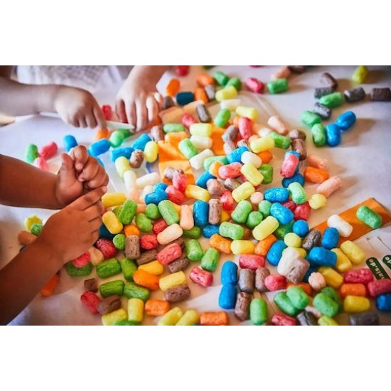 Playmais Mini Κατασκευή με σφουγγαράκια από άμυλο καλαμποκιού 3+ ετών - Δεινόσαυρος 90τμχ PLM-160951