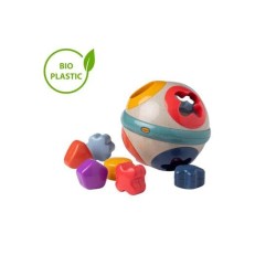 Tolo Toys Μπάλα με σχήματα-κουδουνίστρες από βιοδιασπώμενο πλαστικό TL-76004