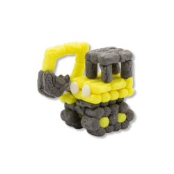 Playmais Mini Κατασκευή με σφουγγαράκια από άμυλο καλαμποκιού 3+ ετών - Εκσκαφέας 80τεμ PLM-160906