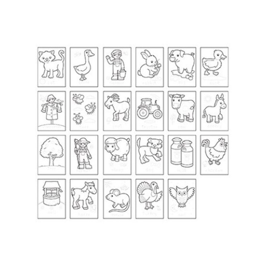 Orchard Toys Farmyard Colouring Book βιβλίο ζωγραφικής φάρμα (3+ ετών) ORCHCB10
