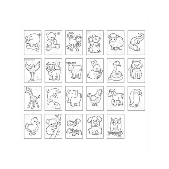 Orchard Toys Animals Colouring Book Βιβλίo Ζωγραφικής (3+ ετών) ORCHCB01