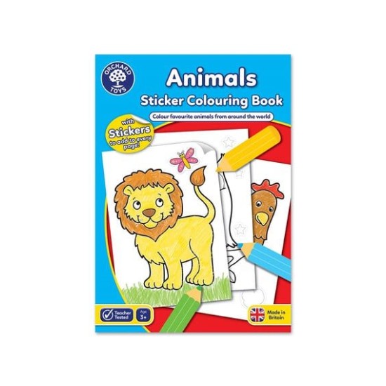 Orchard Toys Animals Colouring Book Βιβλίo Ζωγραφικής (3+ ετών) ORCHCB01