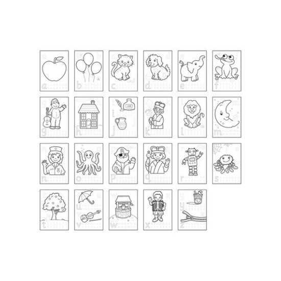 Orchard Toys ABC Colouring Book Βιβλίo Ζωγραφικής ABC (4+ ετών) ORCHCB02