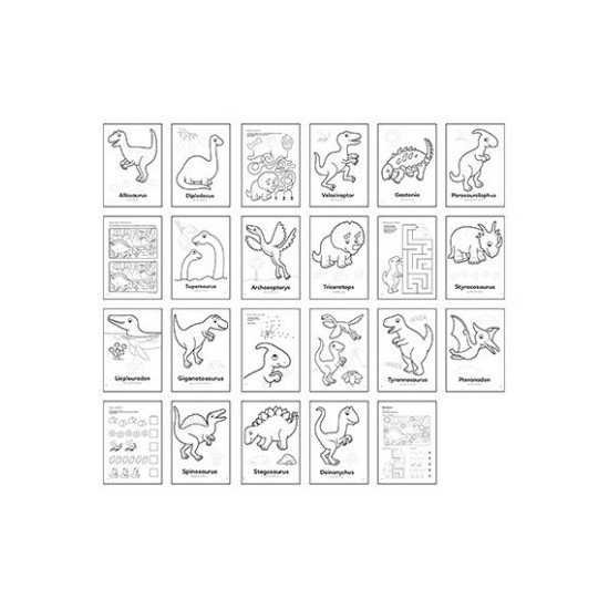 Orchard Toys Dinosaur Colouring Book Βιβλίo Ζωγραφικής δεινόσαυρο (3+ ετών) ORCHCB09