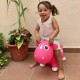 Kidzzfarm jumping animal Χοπ Χοπ Bella η αγελαδίτσα για 12+m Pink & White  KMC150504