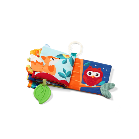 BabyOno Εκπαιδευτικό μαλακό βιβλίο - Forest trip BN1513