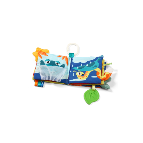 BabyOno Εκπαιδευτικό μαλακό βιβλίο - Forest trip BN1513