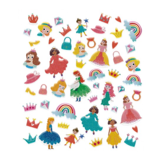 Avenir Αυτοκόλλητα για Παιδιά 3+ Ετών 50τμχ Princess 60839