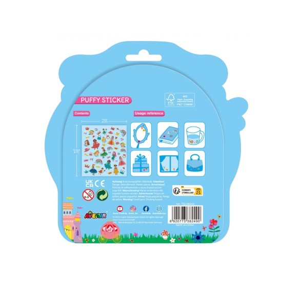 Avenir Αυτοκόλλητα για Παιδιά 3+ Ετών 50τμχ Princess 60839