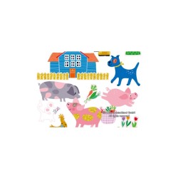 Avenir Αυτοκόλλητα για Παιδιά 3+ Ετών 20τμχ Farm 60503