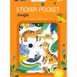 Avenir Αυτοκόλλητα για Παιδιά 3+ Ετών 20τμχ Jungle 60505