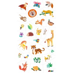 Avenir Tattoo Παιδικά Τατουάζ Jungle Animal 60776