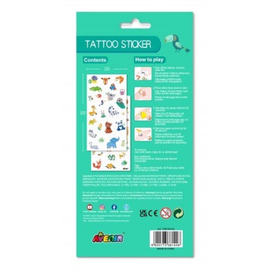 Avenir Tattoo Παιδικά Τατουάζ Jungle Animal 60776