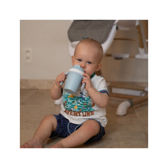 Bo Jungle Εκπαιδευτικό Κύπελλο B-Drinking cup CPLA Βιοδιασπώμενο Blue B552020