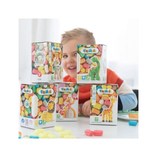 Playmais Mini Κατασκευές με 2 κάρτες και σφουγγαράκια από άμυλο καλαμποκιού 3+ ετών - Πύραυλος PLM-160544