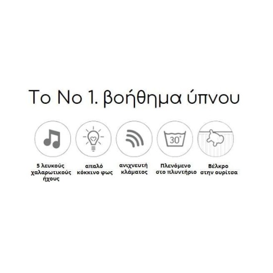 Ewan το προβατάκι DELUXE Επαναφορτιζόμενο Βοήθημα Ύπνου με αισθητήρα κλάματος και φως- Μπεζ EW821269
