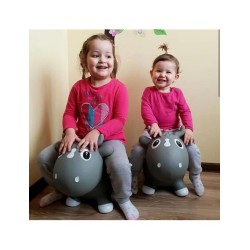 Kidzzfarm jumping animal Χοπ Χοπ Bella η αγελαδίτσα για 12+m Grey/ Γκρι KMC150509