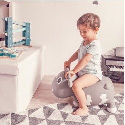 Kidzzfarm jumping animal Χοπ Χοπ Bella η αγελαδίτσα για 12+m Mustard Yellow/Μουσταρδί KMC150515